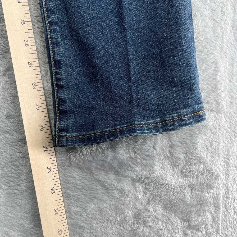 Indigo Blue Maternity Straight Leg Jeans Secret Fit Belly Dark Wash XS NWT - Picture 4 of 8